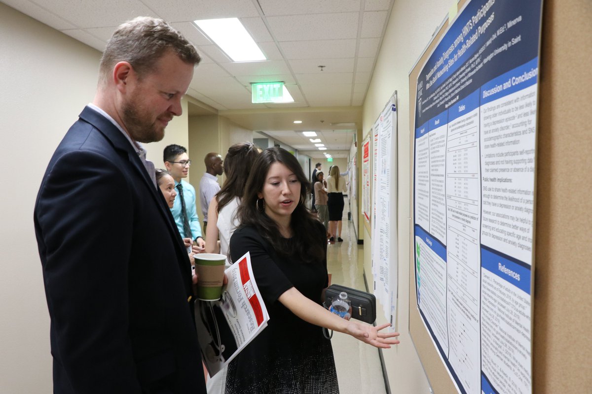unlvmedicine's tweet image. 1st Annual Medical Research Forum 2019.
Second and third year medical students presented their research posters to school leadership and members of the medical community. Thanks to everyone who assisted with the projects!  #UNLV #futuredoctors
