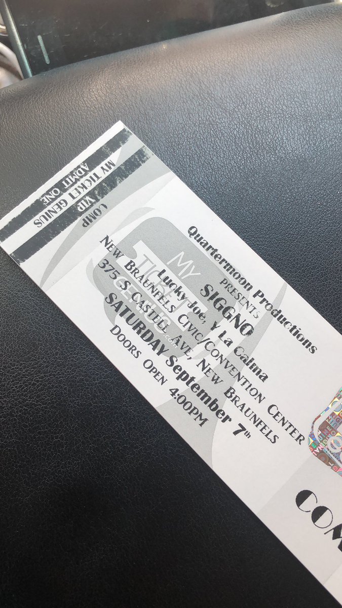 JDRodriguezIII1's tweet photo. Picked up the tickets for tonight’s show. Thanks #KLMO 98.9 #LopezBroadcasting https://t.co/Us7bd9rW9z