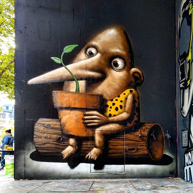 chilledoutco's tweet photo. "La Pousse" #mural by @ador_2049 at @lelavomatik #paris #france
#urbanart #streetart #ador #character #lapousse #spray #sprayart #wall #wallpainting #nose #plant #log #shoot #lelavomatik #lavomatik https://t.co/ToJJswkSA8 https://t.co/HjT9ijfqBz