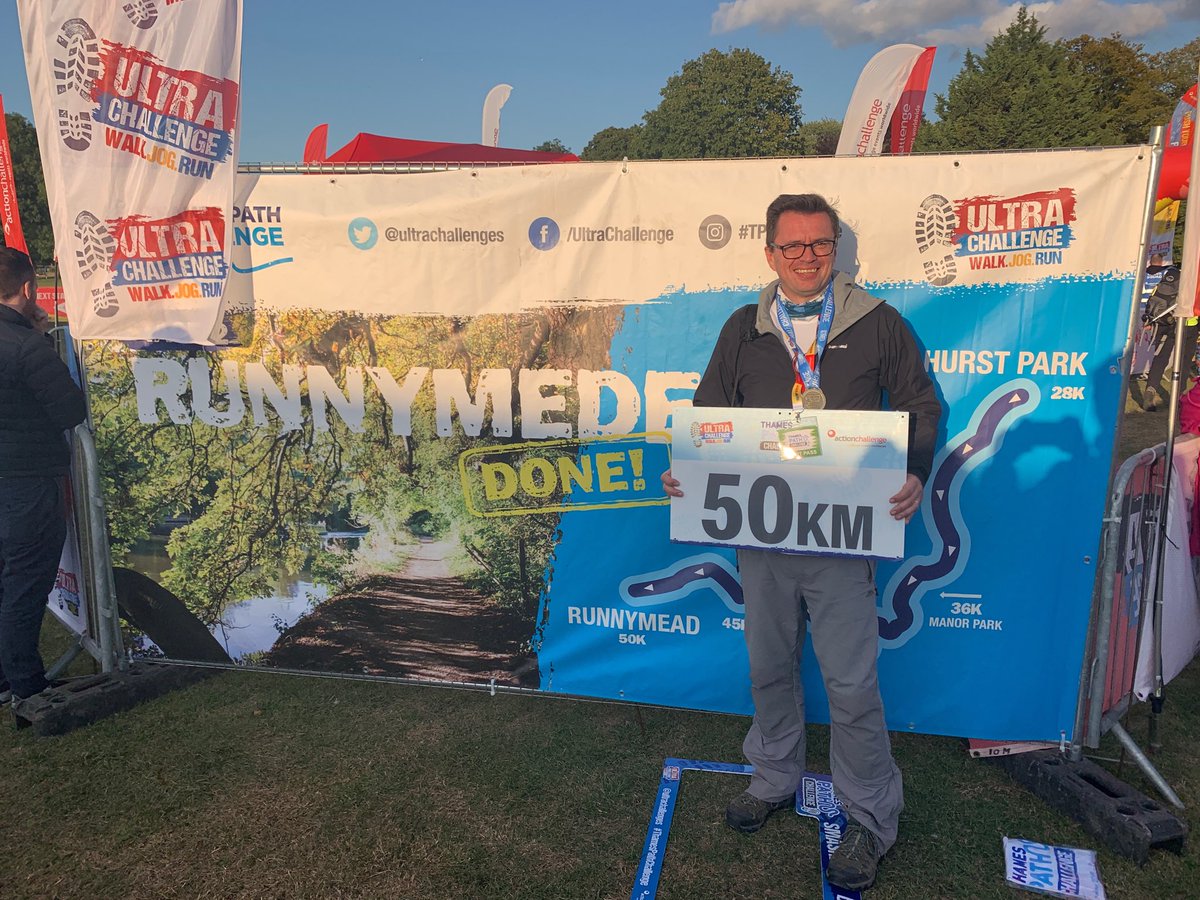 Otiumrealestate's tweet photo. 50k done in aid of #propertywalk #elifar. Thanks to all those who kindly sponsored me. For those interested in results, the 50 km took me 10.5 hours including three stops to stuff my face with snacks! https://t.co/gyArnIGKiR