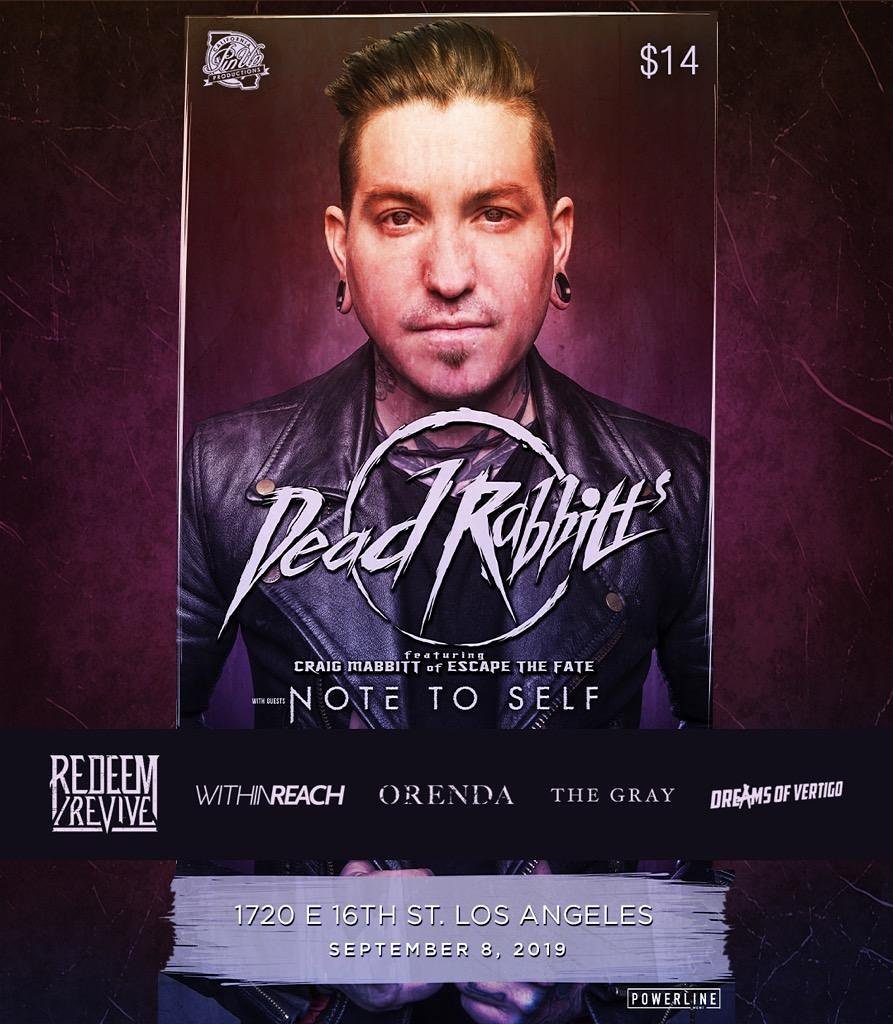 GeraRevive's tweet photo. My band @redeemrevive is playin at the @1720warehouse in LA with @deadrabbittsig tomorrow what it dooo! come thruu! lets turnup! π»π #redeemrevive #deadrabbits #1720warehouse #free6ix9ine https://t.co/S3X31RUkY1