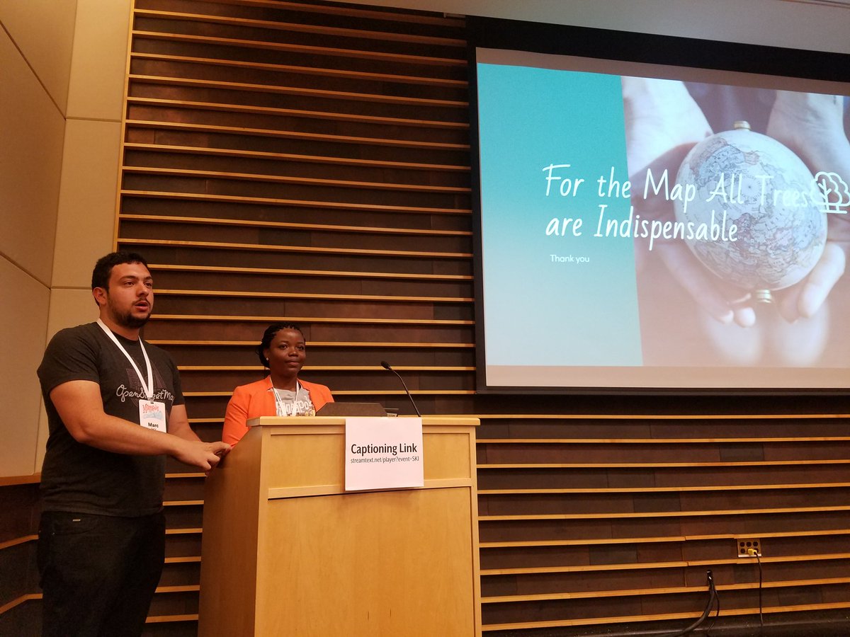 ismaeldiarria's tweet photo. The little girl @aimee_sama presented #MapAti project at #SOTMUS this morning. It's a project about mapping green areas in African Cities. Hopefully we'll try to implement it all our different cities. Proud of you lady. Keep up. https://t.co/3Ys5W0ohqR