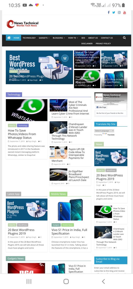 sraja3302's tweet photo. My All Dear Friends, I'm Happy to Inform you Our Website https://t.co/EbCXrqN148 is Live Now.Updates 24×7 Tech News https://t.co/Vwt8BRc7Bk