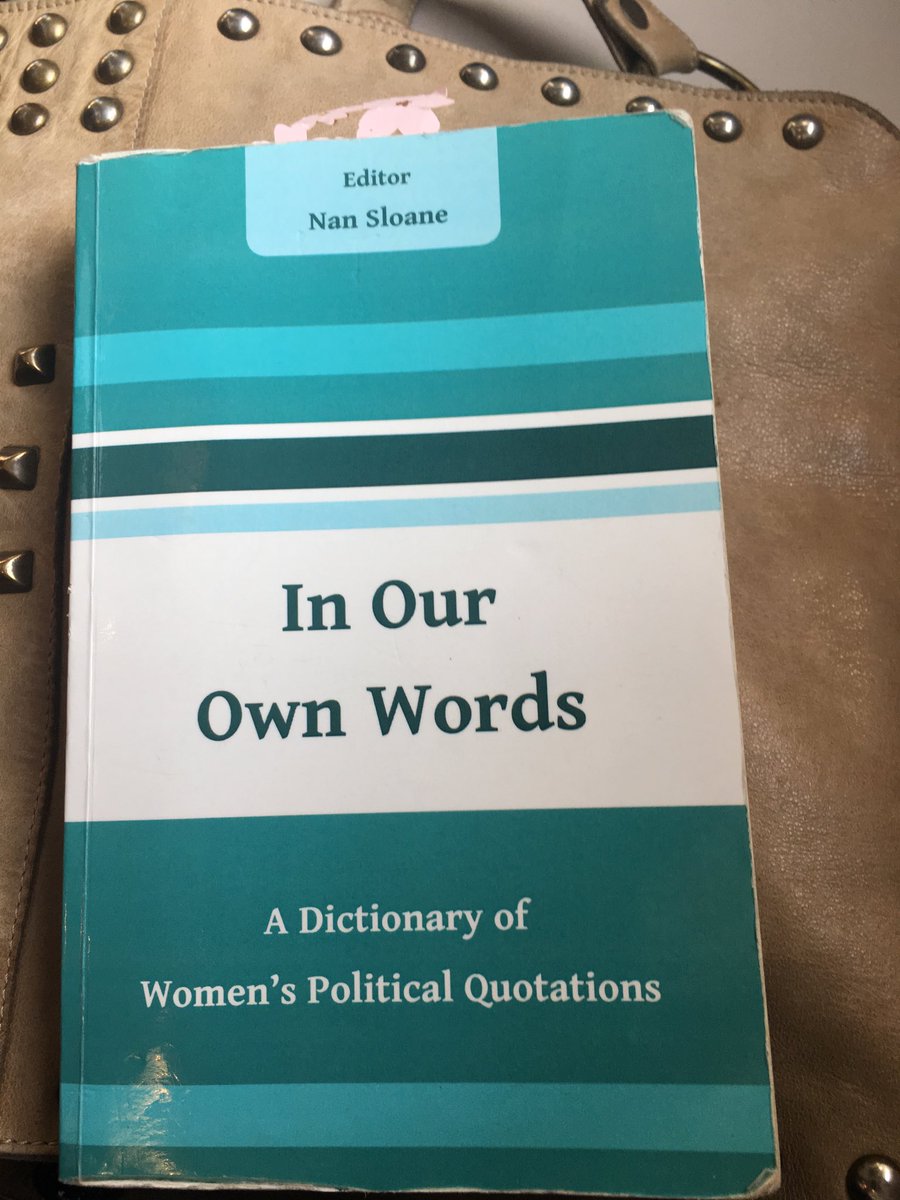Bloomingmental's tweet image. Someone bought me this book book the first time I ran for election.  Worthwhile picking up a copy if you’re  a woman running for #election and need some inspiration ☺️
