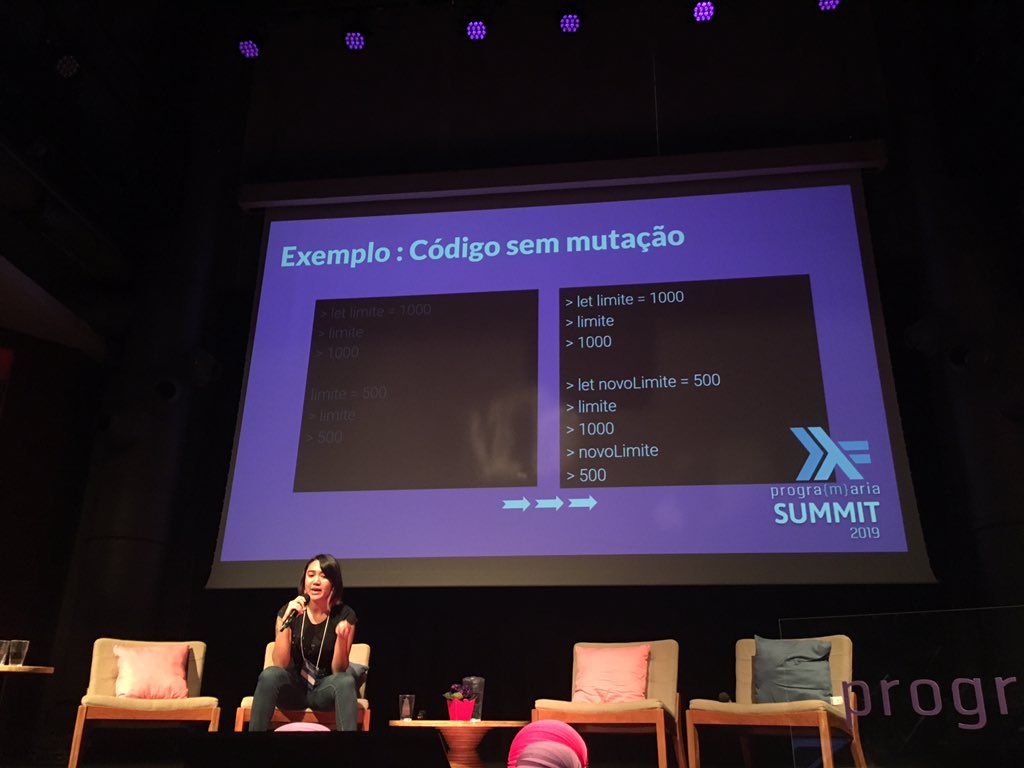 LetticiaNicoli's tweet image. Agora @gabipilegi falando sobre arquitetura funcional em microsserviços! Muito bom 🤩 #programariasummit