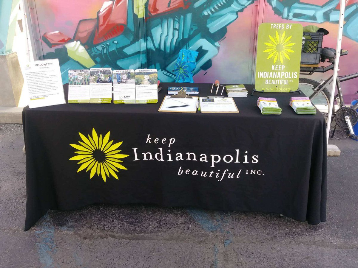 Come say hi at <a href="/buzzcutindy/">BUZZ/cut Queer Music Festival</a> today! A table of fun 🌱🌼🚮🌳🎉 and roving  litter grabbers out &amp; about. #buzzcutindy #music #festival #loveindy