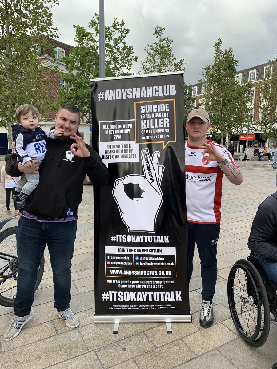Dean Clark (@deanclark1989) on Twitter photo Simple fact. <a href="/andysmanclubuk/">#ANDYSMANCLUB</a> saves men’s lives. Having saved mine, my children still have a father, and I get to see them grow up. Today we welcomed the tour into Hull to show appreciation👌 <a href="/HullAmc/">ANDYSMANCLUB - Hull</a> #ItsOkayToTalk Simple fact. <a href="/andysmanclubuk/">#ANDYSMANCLUB</a> saves men’s lives. Having saved mine, my children still have a father, and I get to see them grow up. Today we welcomed the tour into Hull to show appreciation👌 <a href="/HullAmc/">ANDYSMANCLUB - Hull</a> #ItsOkayToTalk