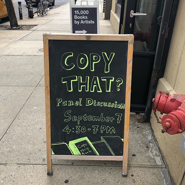 4:30 today at Printed Matter. 11th Ave and 26th Street @printedmatterinc <a href="/copythisbook/">Copy This Book</a> <a href="/lorainefurter/">Loraine Furter</a> ift.tt/31dXta5