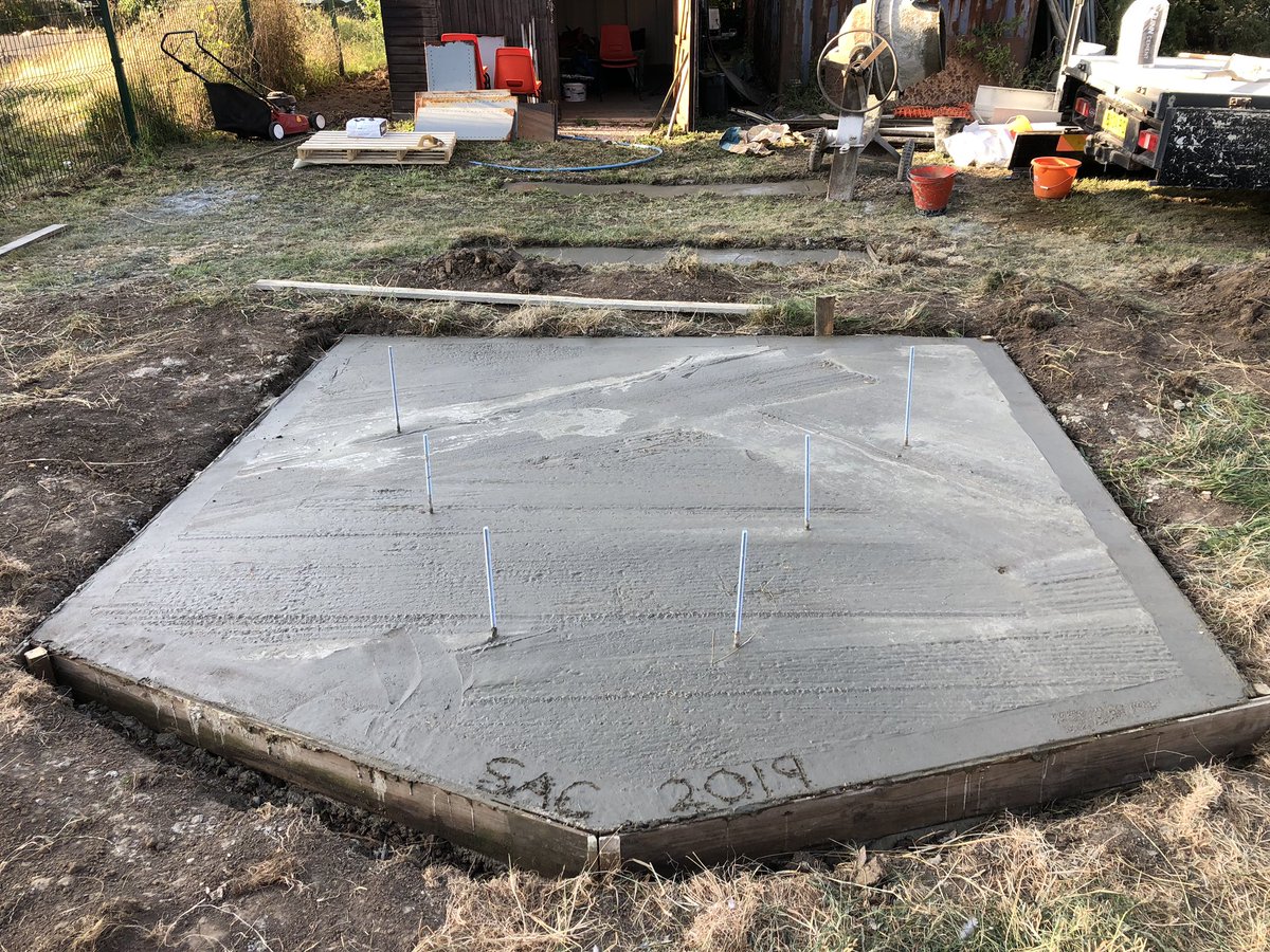 SAC_Lincs's tweet photo. A very productive day once again today. The bases are complete. It’s all taking shape. Back again tomorrow for day three and some more tidying. Oh and we’ve got our outdoor table tennis tables built this evening. https://t.co/1Bavd1ksie