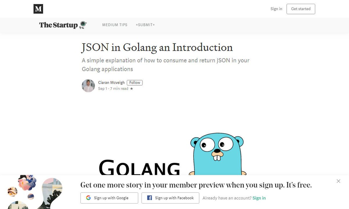 Devcide1's tweet image. JSON in Golang an Introduction
#jsonstring #json #jsonobject #jsonresponse #value #development
via @medium
☛ amp.gs/N4CT