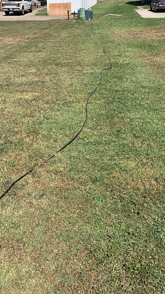 BrianBauls's tweet photo. Hey @Ask_Spectrum, can this line get buried already? It has be over a year since I originally reached out and it’s still here! Even after being told on many occasions it would be done. https://t.co/H0xwbYrvLQ