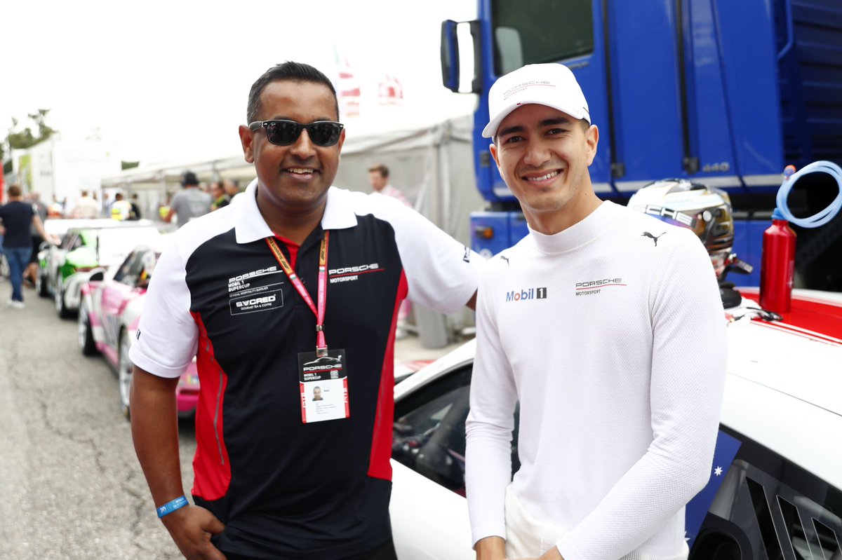 SacredSport's tweet photo. Congratulations to New Zealand’s 🇳🇿 @jaxonevans_ on achieving his First pole position in the  #PorscheMobil1Supercup - at @Autodromo_Monza! “Very proud to see Jaxon achieve Pole today as a kiwi, &amp; SACRED as a partner of the series! Memorable w/end” Tubbs-MD SACRED https://t.co/neVgShMmIz