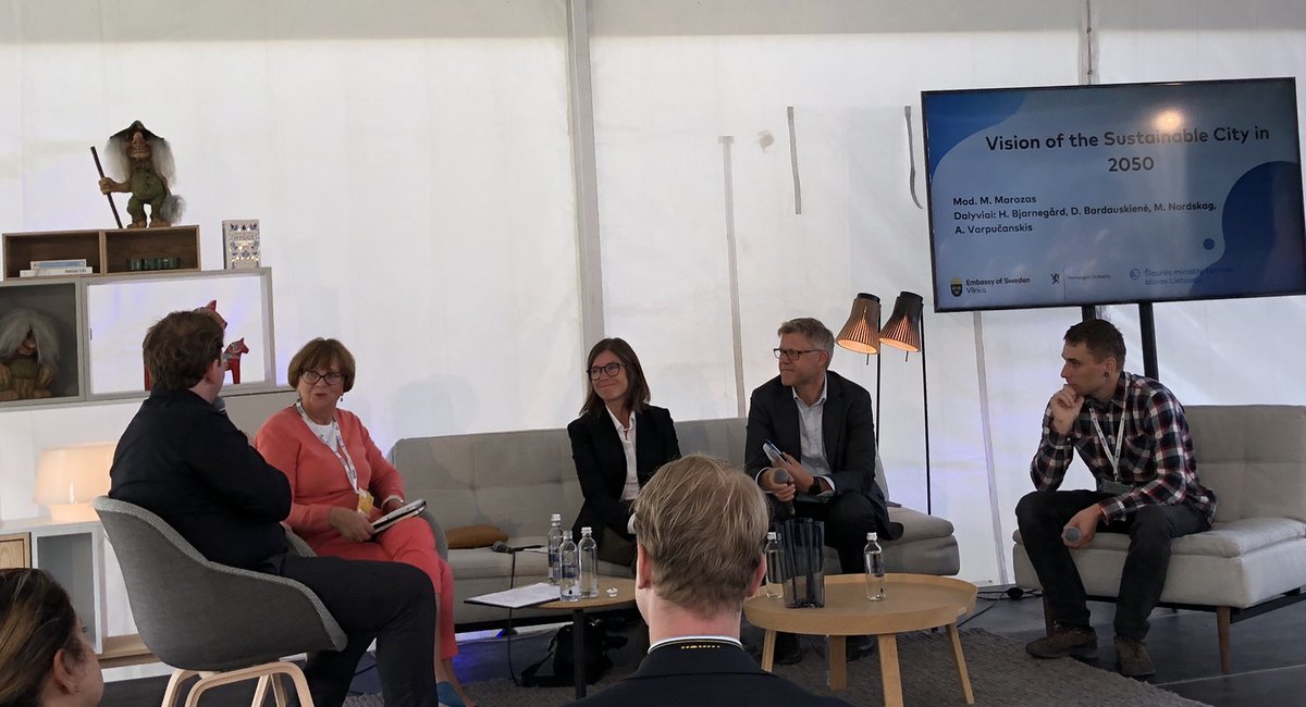DKAMBinLT's tweet photo. Great to be at #Lithuania|s democracy festival #Butent in the city of #Birstonas and good to see that #Nordic Council of Ministers Office in 🇱🇹is taking actively part in organising international discussions f.ex on Sustainable Cities. The 🇩🇰 embassy is a partner to the event. https://t.co/ZoXT2rwN0i