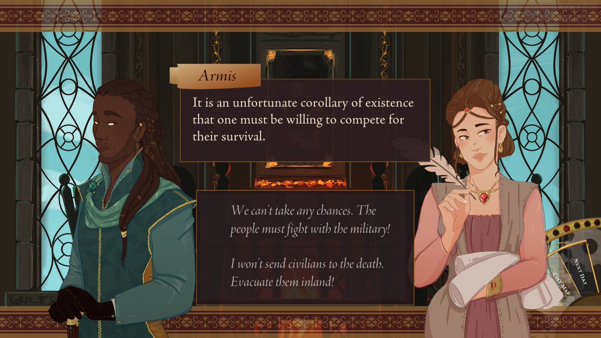 cratelstudios's tweet photo. We've been teasing it for a while, but today we're very proud to show you our new UI in it's full glory!

Find out more about it in our second dev diary! ➡ https://t.co/b7b4DqnRBl

#visualnovel #screenshotsaturday #unity3d #indiegamw #indiedev #gamedev https://t.co/hijFv2OKWF