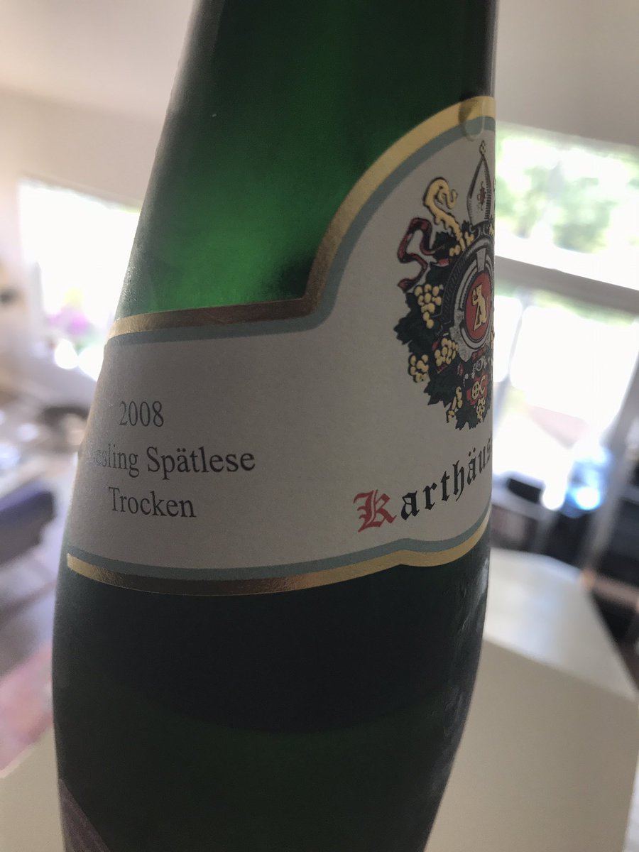 This is why I collect and #love #riesling so much...this is a stunning bottle of #wine - so fresh and lively with razor sharp acidity that keeps the sweetness in perfect balance! LOVE LOVE LOVE this wine. #winelover #winelovers #dc #winesaturday #germanriesling #rieslinglover