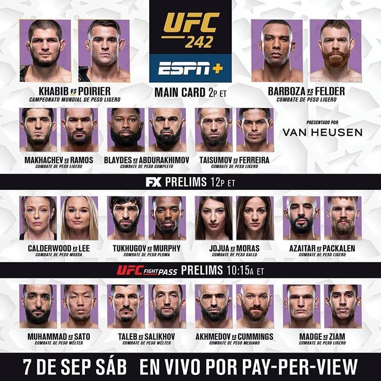 gergp_greco's tweet photo. #UFC242
#ufcxfox 
Comienza la cartelera estelar... https://t.co/Xx0ueOqwdj