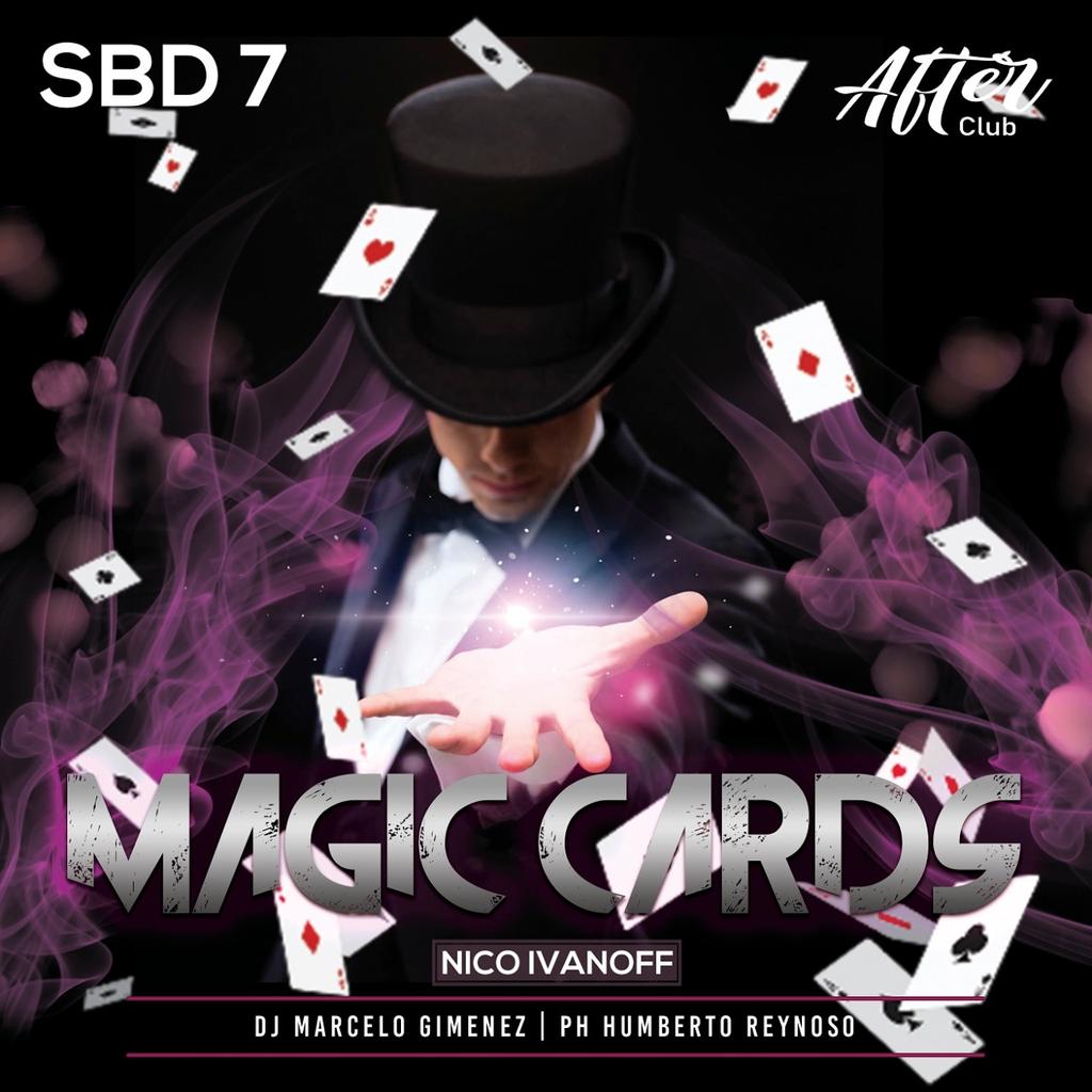 after_club1's tweet photo. SBD 07 | MAGIC CARDS 🎩✨
te gusta la #Magia? ✨
Este #sabado #AfterClub
te trae una noche llena de #Magia
te presentamos a nuestro Mago
@ivanoffnico 🎩✨
que va a estar jugando con vos & segun tu suerte puede regalarte #consumiciones o #invitaciones especiales 🎁
#AfterClub https://t.co/W78gK0twa3