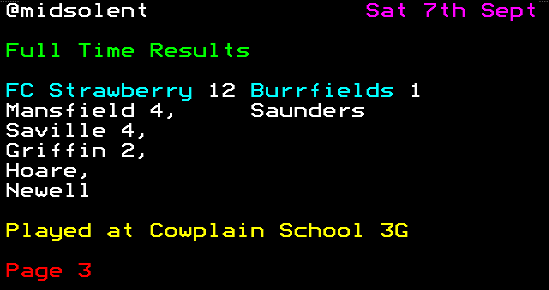 MidSolent's tweet photo. Results and scorers from today's opening weekend in the @MidSolent https://t.co/0ijTF5uI9X
