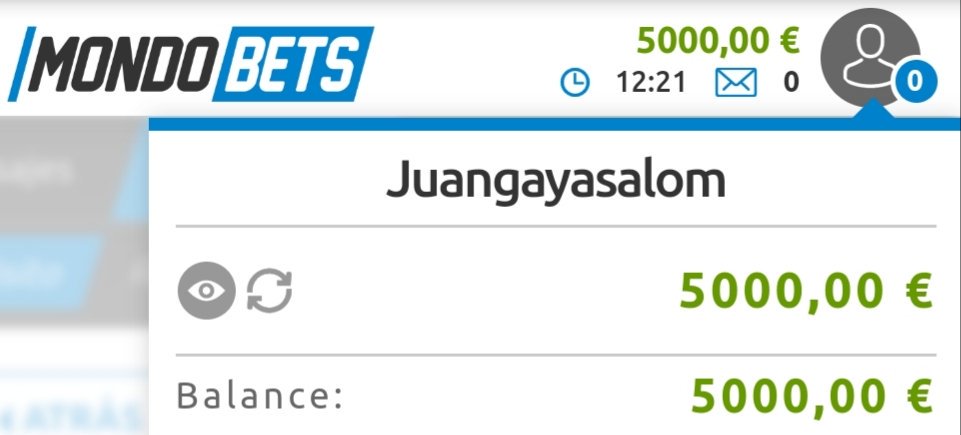 💰 ¿Qué voy a intentar?

👉 Mi idea es hacer un RETO para pasar de 5.000€ a 20.000€

🔊 ¿Donde puede ver las apuestas?
En t.me/clubgaya pondré algunas de las apuestas

🏪 Para participar en el RETO escribeme al MD