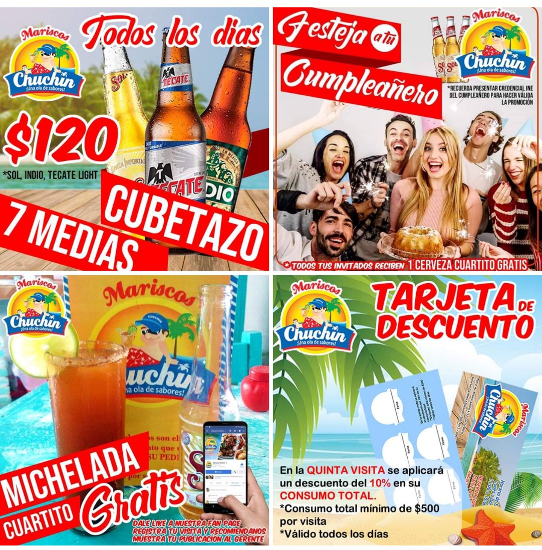 MariscoChuchin's tweet photo. Ven y Pregunta por nuestras promociones 😉🍻 https://t.co/vQsKLpEK0k
