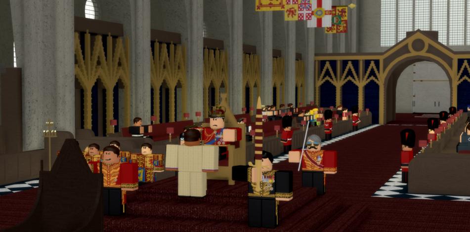 Royal Household Roblox On Twitter His Majesty King Thomas The First Was Crowned King Of The United Kingdom Of Great Britain And Ireland And Of His Other Realms And Territories At Westminster - uk westminster abbey roblox