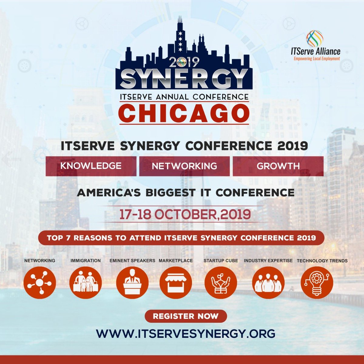 ITServeorg's tweet photo. Are you part of the IT Solutions &amp; Services industry? You don’t want to miss out on America’s biggest IT conference of the year - Synergy 2019
Spearheading #Networking #Knowledge #Growth

Register now for early bird offer! https://t.co/sfE7qTnMCH

#itservesynergy2019 https://t.co/DL9VHbTeJz