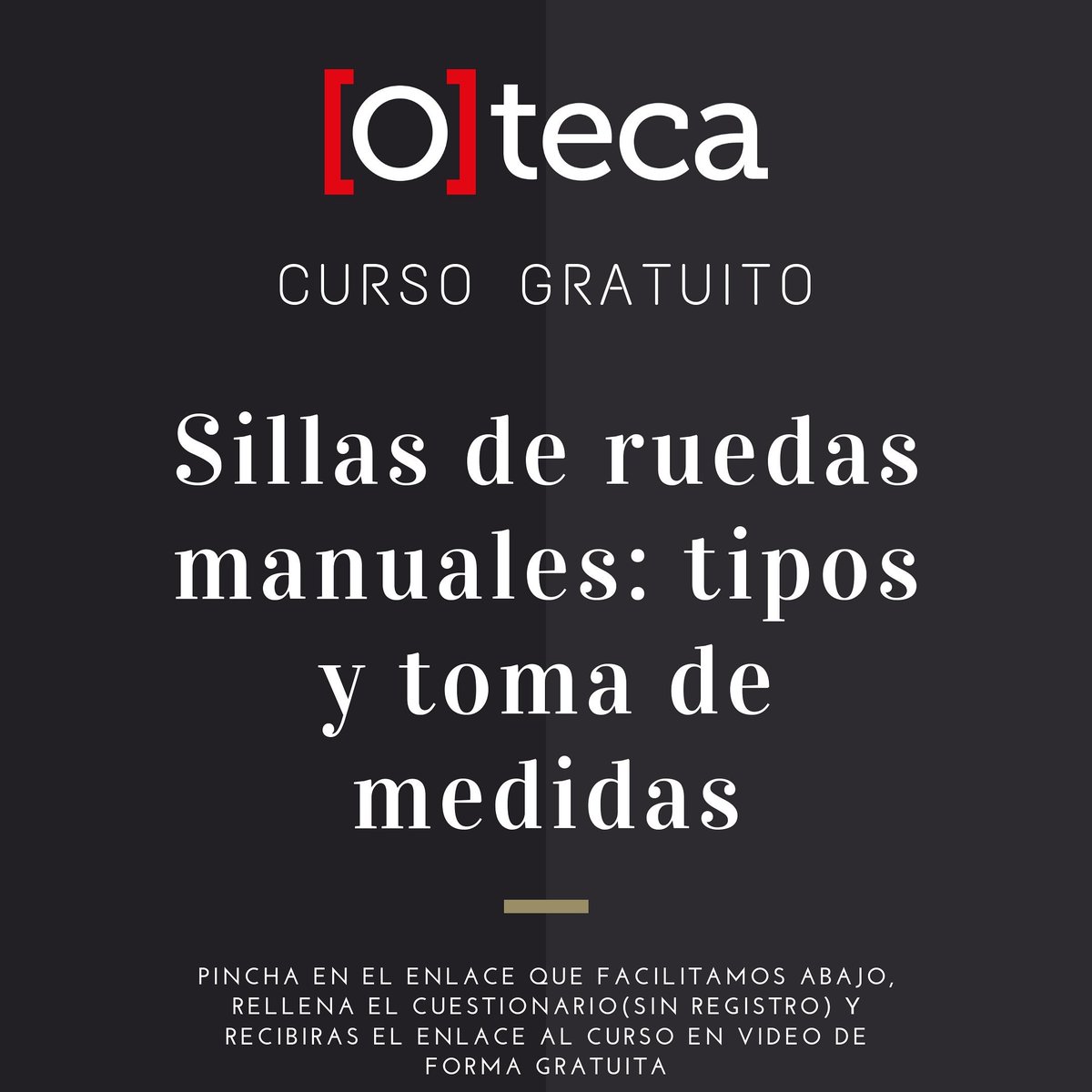 OTeca_info's tweet photo. Ya tenemos curso gratuito! Sólo tienes que pinchar en el enlace: https://t.co/dbPCdlENQk
Recuerda que es completamente GRATUITO y no necesitas registrarte.
Esperemos que te guste y COMPARTELO con todos tus amigos y Terapeutas Ocupacionales!! https://t.co/LyxyiCufqv