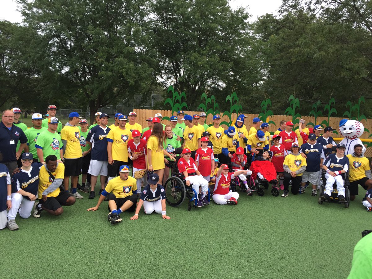 CliffBaseball's tweet photo. Unbelievable morning as our guys had a blast being “Buddies” at the Miracle League All Star games. Thank you @MiracleLeagueSC for letting us be part of such an awesome event! https://t.co/Bha6gLZiSO