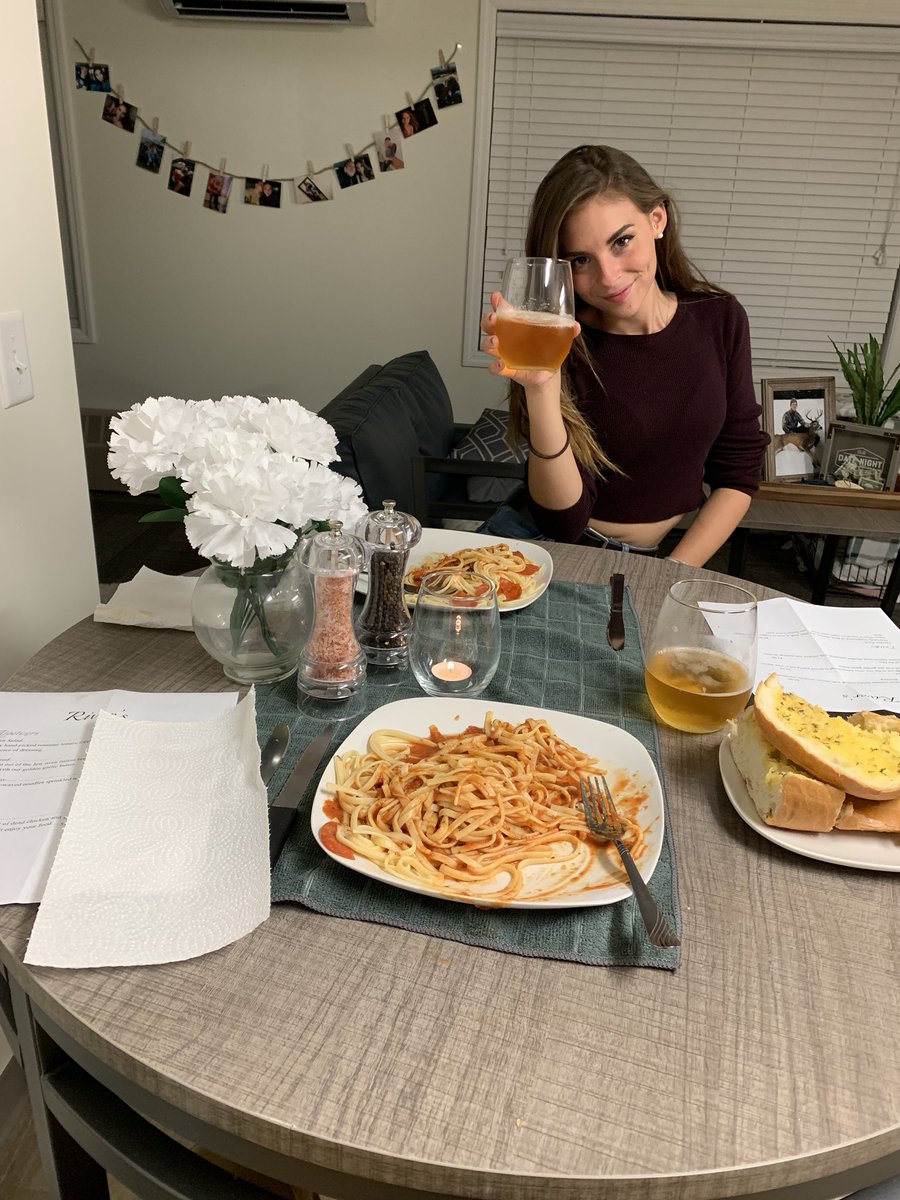 Jcfoxracer21's tweet photo. Had the best date last night and didnโt even have to go anywhere โค๏ธ #shediddat @BrieCharron_ https://t.co/ICEP8BMpyG