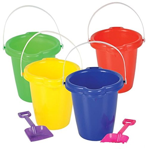 yellow sand buckets