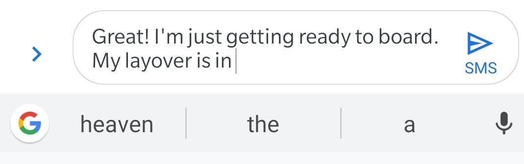 Do you know something I don't, Google?