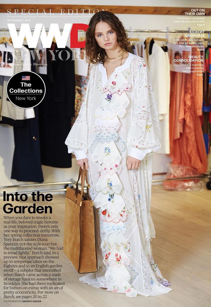toryburch's tweet photo. Thank you @wwd and #BridgetFoley for coming to our NYC studio for a first look at our Spring collection. Read the interview: https://t.co/Fg2DcwE3PB
#ToryBurchSS20 https://t.co/eZhrxW9n35