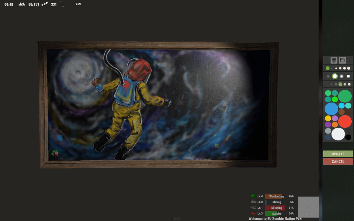 IRradish's tweet photo. #Rust got out of this world last night... ! #gamergirl #Art #Space #IrRadish #twitch https://t.co/TwhN3oHbip
