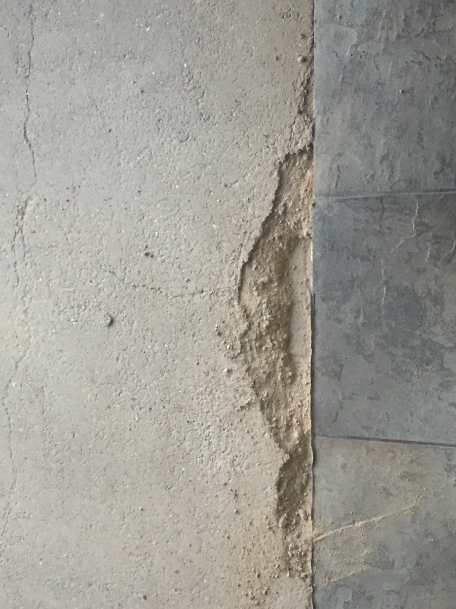 tompkins_1970's tweet photo. @Clean_And_Coat top workmanship guys. You charged us £6800 for this rubbish. https://t.co/CGEgyrs5MM