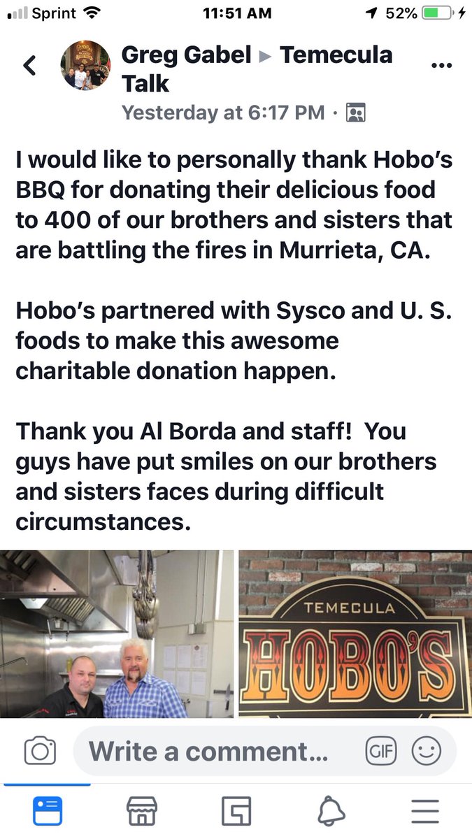 EGOBuilt's tweet photo. Thank you to @Hobosbbq @Sysco and @USFoods for donating 400 meals to the firefighters battling the #TenajaFire in #Murrieta https://t.co/QCFGKviXua