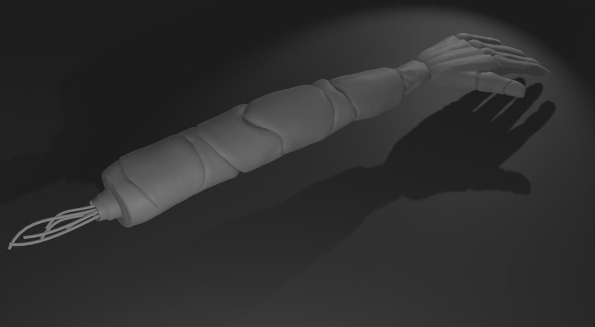 Better late than never! #sculptember2019  Yesterdays #Broken #Blender3d arm sculpt