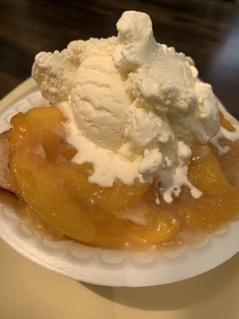 BackroadsStaff's tweet photo. Mark had the opportunity to check a bucket list item off our list today when he visited the Peach Park in Clanton, Alabama! Started in 1984 as a roadside fruit stand, today the park is spread over 7 acres and includes something for everyone! @peachpark205
#peachpark #clantonal https://t.co/R9WAabGcCC
