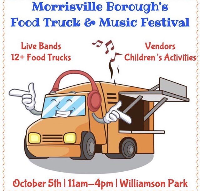 #MorrisvillePA Food Truck Fest 10/5/19