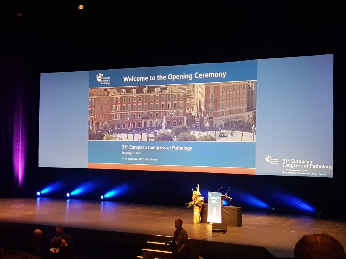 SPAPatologia's tweet photo. Já está oficialmente aberto o 31° Congresso Europeu de Patologia! #ECP2019Nice #NISPAP #SPAP #Pathology https://t.co/3Lxc8ricrh