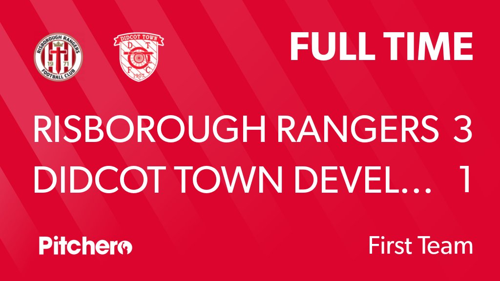 RRFC_1971's tweet photo. uhlsport HELLENIC LEAGUE SIVISION ONE EAST
Risborough Rangers...3 (Kyle Faulkner 65 Sam Pekun 78 Brian Haule 90)
Didcot Town Development...1 (Ty Hamilton 45+3)
Att: 81
#RISDID #Pitchero
https://t.co/q3qmNhBsiM https://t.co/IMrqjvcNig
