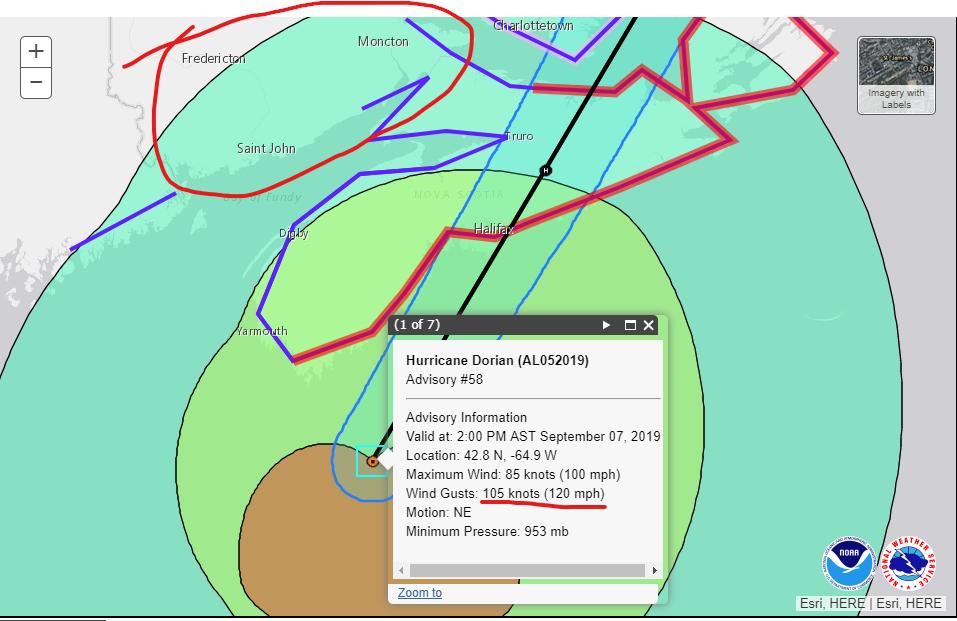 Hurricane Mb Chart