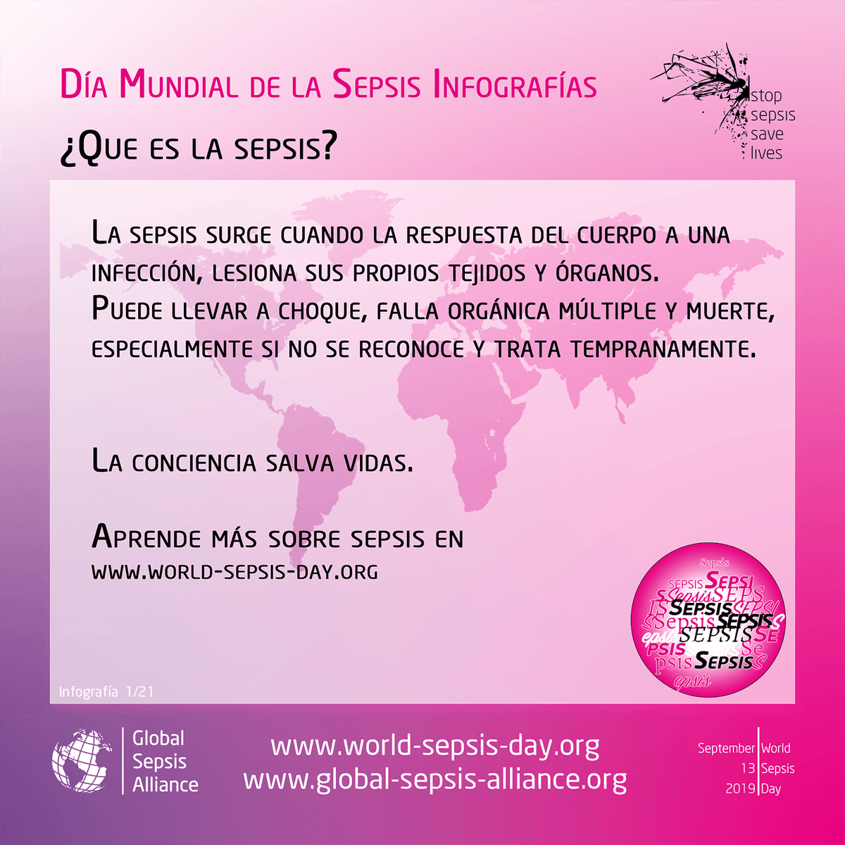Critico_PR's tweet photo. El próximo viernes 13 de septiembre es el DÍA MUNDIAL DE SEPSIS!! Durante la semana estaremos colocando infografías relacionadas a la sepsis. DETENER LA SEPSIS SALVA VIDAS!!! @WorldSepsisDay https://t.co/sXJJnADHDx https://t.co/UYn0osYpUA