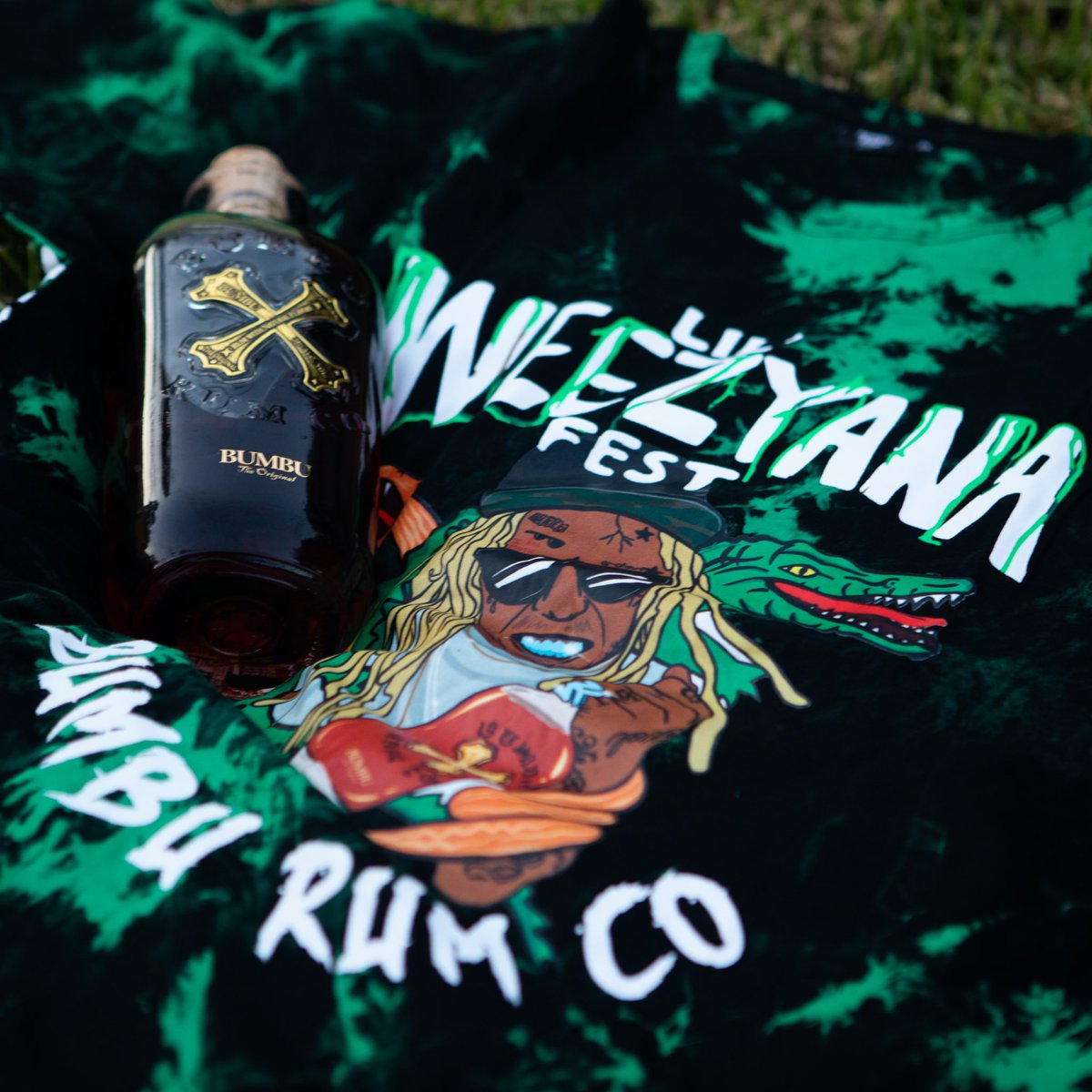 OriginalBumbu's tweet photo. We’re at #LilWeezyana!! Come find us! https://t.co/5E5eQ03Kfq