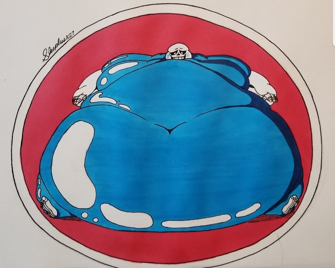 Sleepless1027C's tweet photo. Annnnnnnnnd, I went overboard, hehe. #myart #fat #immobile #fatsans #ssbhm #superchub https://t.co/xvDJRfmEDc