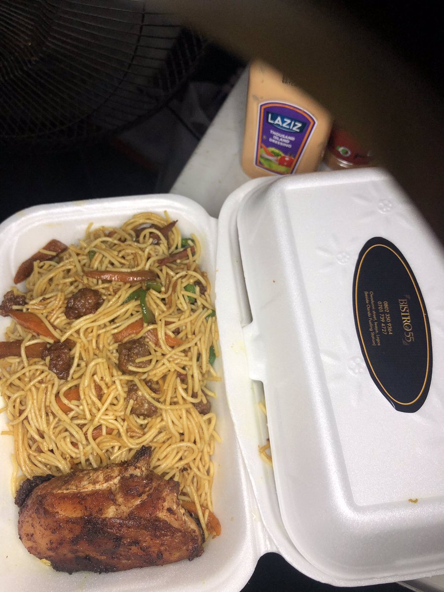 bistro_55's tweet photo. Spaghetti with meatballs available ๐ ....get this yummy plate for just 1000 naira ....deliveries and pick ups available...call or message 07017394727 to place your orders
#yummy #crispy #meatballs #lagoschefs #spaghetti #myhussle #BBNaija19 #SaturdayMorning https://t.co/QEtlIFD5cv