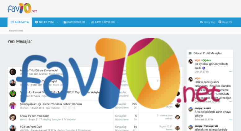 TV, sinema, magazin, spor, müzik dünyasından en son haberler ve çok daha fazlası Fav10.net'te! Kaydolmak için tıklayın: fav10.net/forum/
