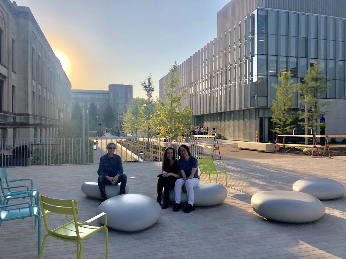 Ccolaccola's tweet image. New Jordan Plaza #SamFoxSchool @WUSTL @kemperartmuseum #Arbolope #MichaelVergasonLandscapeArchitects