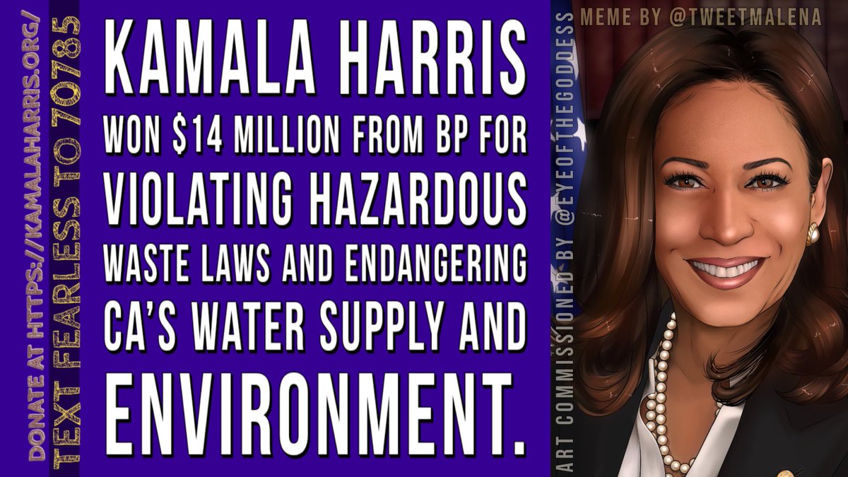 tweetMalena's tweet photo. We know we can Kamala Harris to stand up to BP! She did it before & she'll do it again!
#Kamala2020 #KDH #Kamala #KHive #KamalaHarris #DudeGottaGo #climatechange #ClimateCrisis #climatecrisistownhall #CNNClimateTownHall #CNNTownHall #ClimateDebate #climatechange #ClimateCrisis https://t.co/7nhMYG92yn