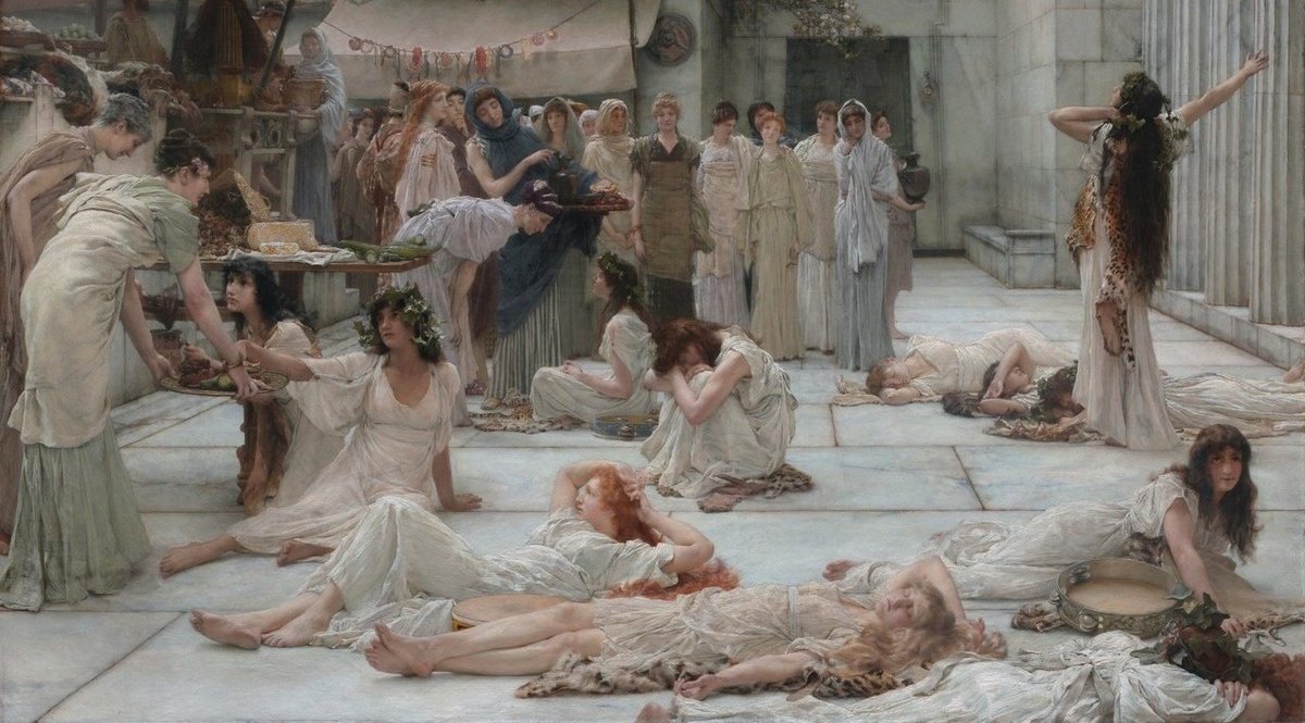 storiadellart's tweet photo. Women of Amphissa, Lawrence Alma-Tadema. https://t.co/2aAvhYuirv