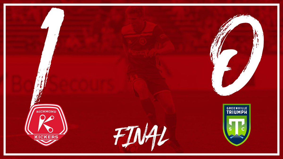 FINAL | 1-0

<a href="/Troyer13/">Braeden Troyer</a> and <a href="/Jgallardo98_7/">Joe Gallardo</a> combine to deliver the Kickers their second straight win over a direct rival in the playoff hunt!

SEE YOU AT <a href="/CityStadium_RVA/">City Stadium</a> NEXT SATURDAY AS WE CONTINUE TO MARCH TOWARDS THE POST SEASON!

#RICvGVL | #RVAisRed